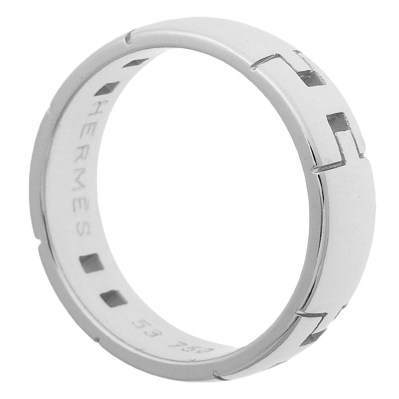 [HERMES] Hermes 
 Hercules No. 12.5 Ring
 18KWhite Gold Approximately 7.0g Hercules Ladies A Rank