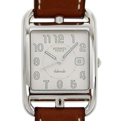 [Hermes] Hermes Cape Cod Watch CC1.710 Acero inoxidable X Cuero □ DISPLACIÓN ANALOG DE D-GRAVADO Cape Cod Boys A-Rank