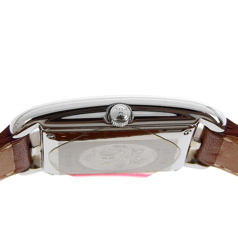 [Hermes] Hermes Cape Cod Watch CC1.710 Acero inoxidable X Cuero □ DISPLACIÓN ANALOG DE D-GRAVADO Cape Cod Boys A-Rank