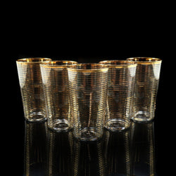 Baccarat】バカラ オールドバカラ 金線文グラス 5客 食器 – NISHIKINO