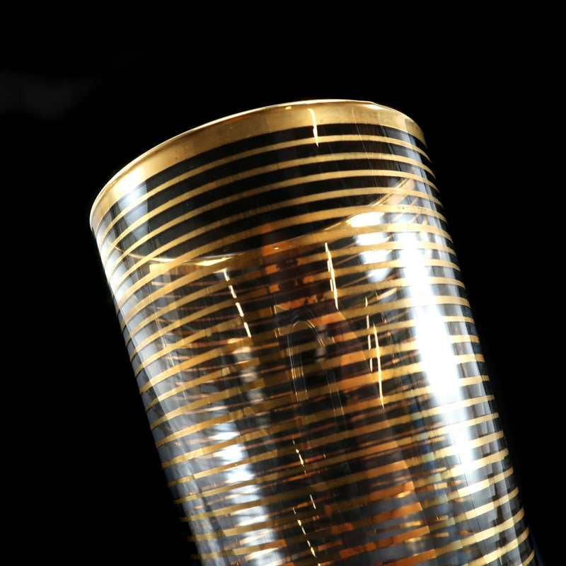 [Baccarat] Baccarat Old Baccarat Gold Line Glass 5 Guests Tableware