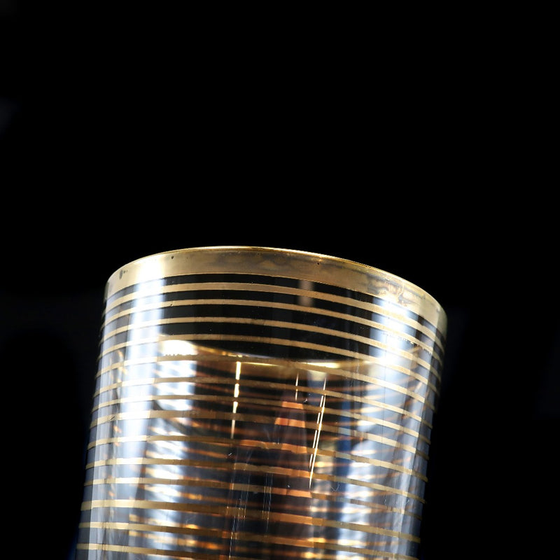 [Baccarat] Baccarat Old Baccarat Gold Line Glass 5 Guests Tableware