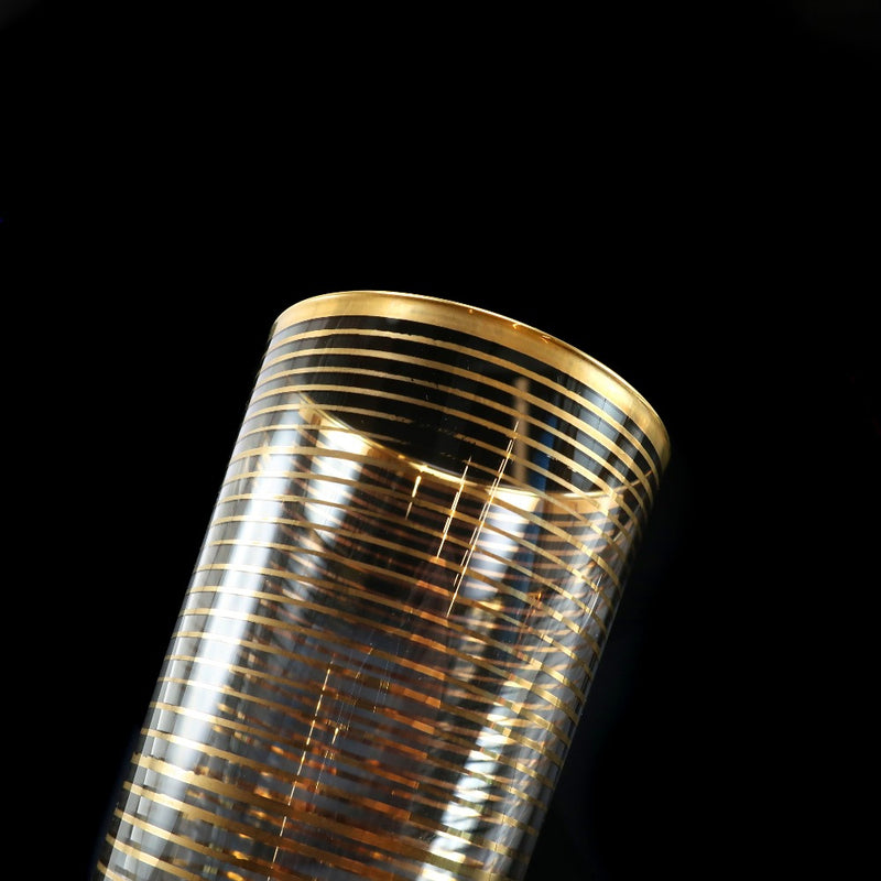 [Baccarat] Baccarat Old Baccarat Gold Lined Glass 2 Guests Tableware