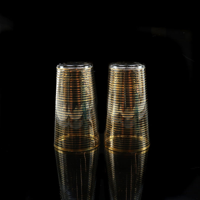 [Baccarat] Baccarat Old Baccarat Gold Lined Glass 2 Guests Tableware