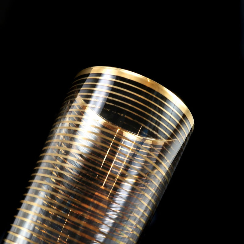 [Baccarat] Baccarat Old Baccarat Gold Lined Glass 2 Guests Tableware