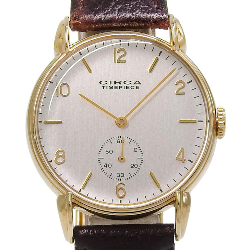 [CIRCA] Montre bracelet Circa plaquée or x cuir 
 CT114RGQuartz