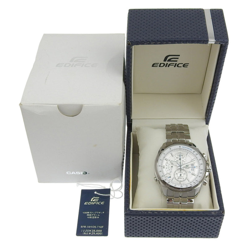 稼働 CASIO EDIFICE EFR-501DJ カシオ エディフィス CASIO】カシオ エディフィス 腕時計 EFR-501DJ-7AJF クオーツ