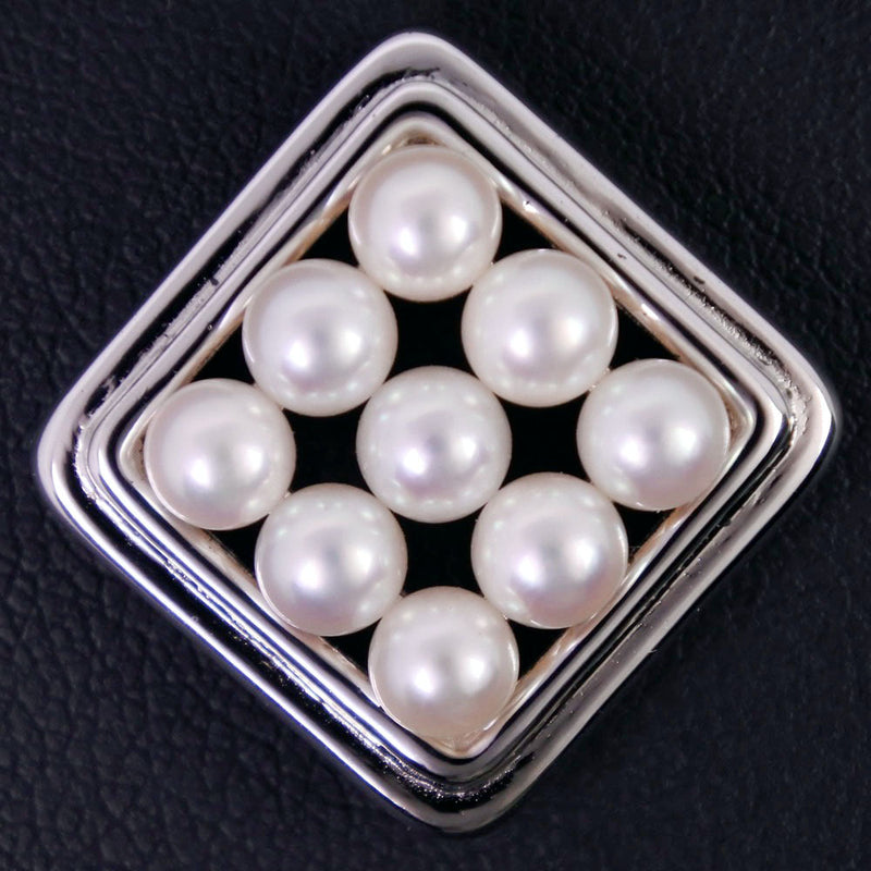 [TASAKI] Tasaki Pearl 4mm Silver x Pearl Ladies Pendant Top A Rank