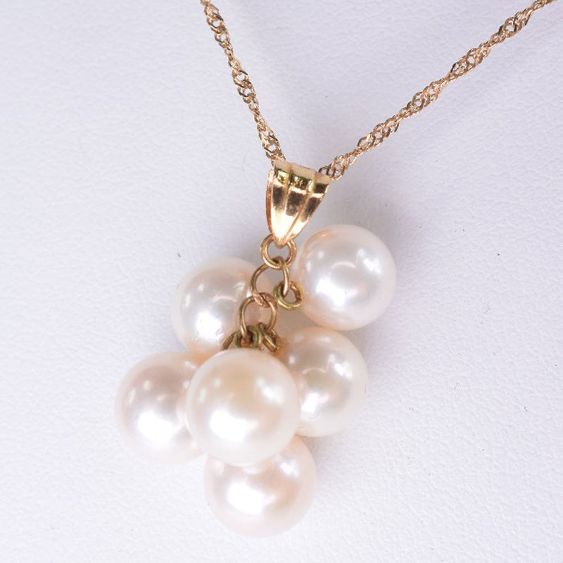 Pearl necklace 
 K18 Yellow Gold x Pearl about 4.1g Pearl Ladies SA Rank