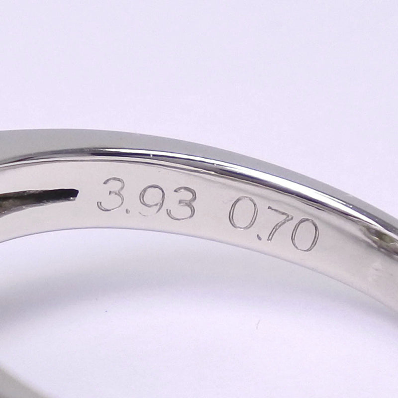 リング・指輪
 Pt900プラチナ×クリソベリルキャッツアイ×ダイヤモンド 10号 3.93/0.70刻印 ユニセックス