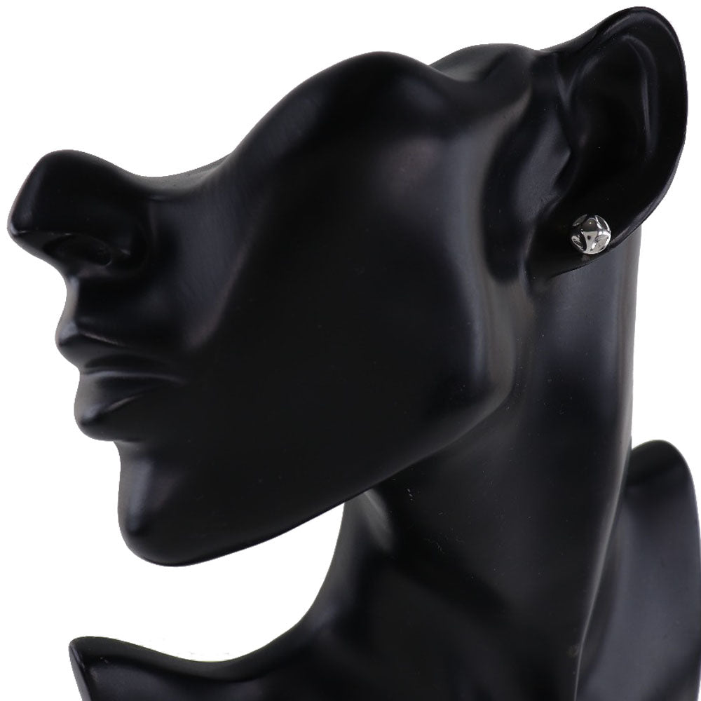 CELINE】セリーヌ スタッド 金属製 シルバー レディース ピアス A