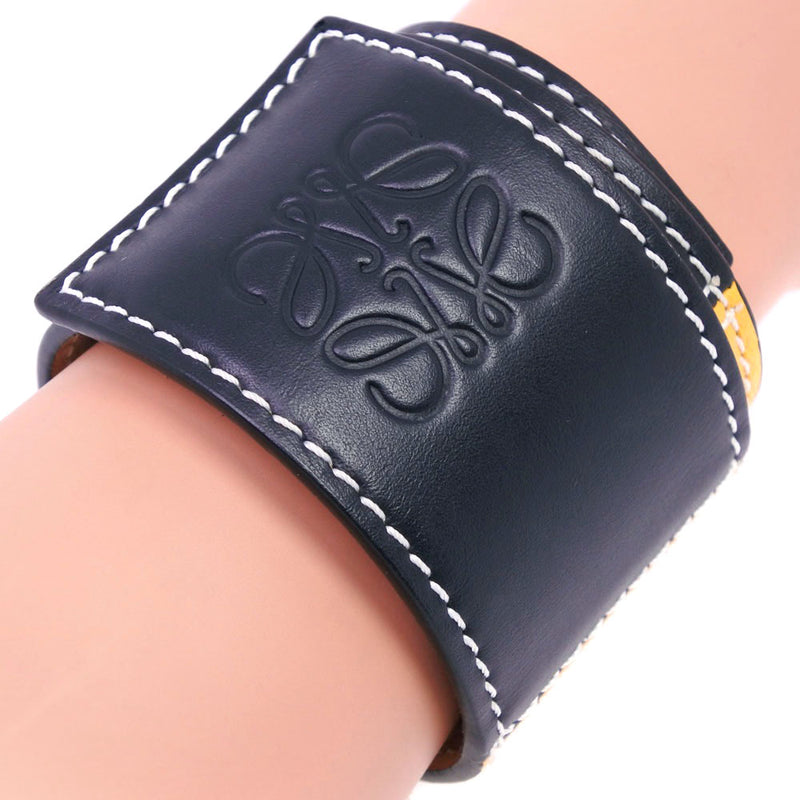 [LOEWE] Loebe Slap Bracelet Calf Black Unisex Bracelet A+Rank