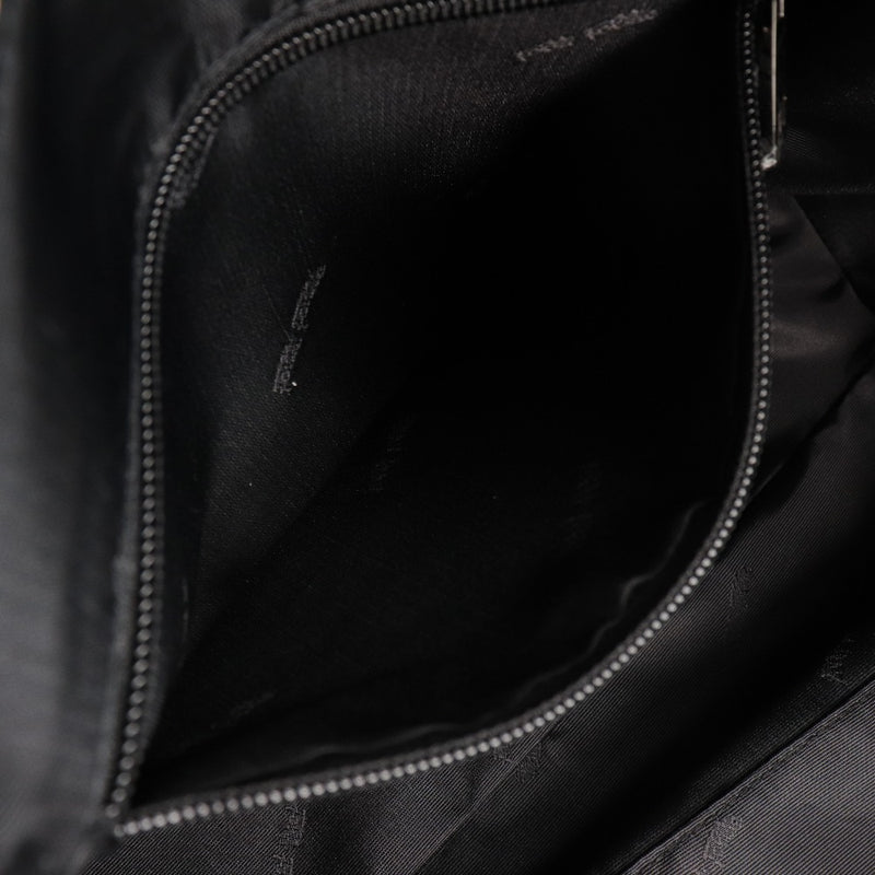 [FOLLI FOLLIE] Folifori 2WAY shoulder check tote bag PVC coating canvas black ladies tote bag A+rank