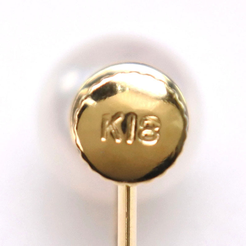 Pendientes de perlas 7.0 mm K18 Oro amarillo x Pearl Ladies A+Rank