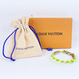 Louis Vuitton Fluo June Adjustable Bracelet - MP2145 Neon Yellow Green  Silver