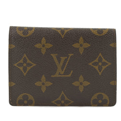 [Louis Vuitton] Louis Vuitton卡案例盒子盒会标帆布茶874a2刻有男女通用案例a级