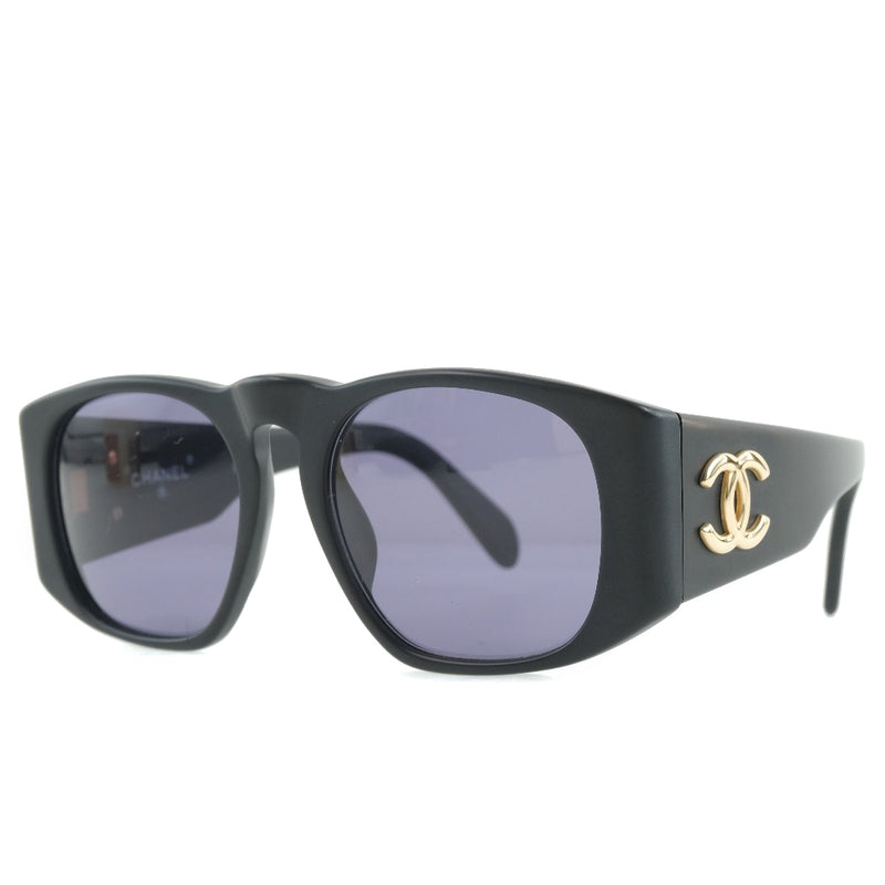 CHANEL] Chanel Cocomark 01451 90405 Sunglasses Plastic mat black 