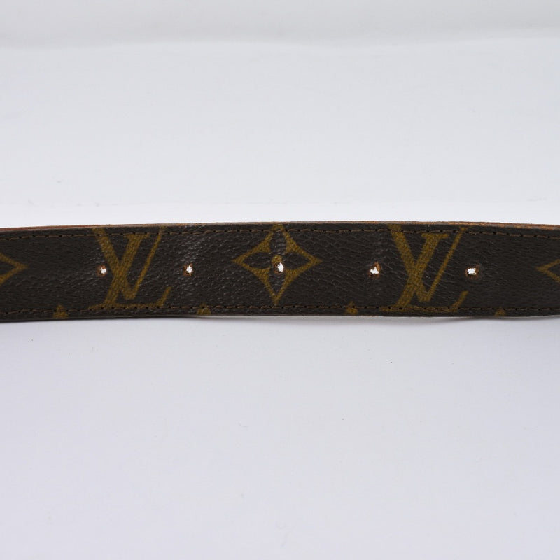 [Louis Vuitton] Louis Vuitton Vintage Belt Monogram Canvas Tea Unisex Belt A-Rank