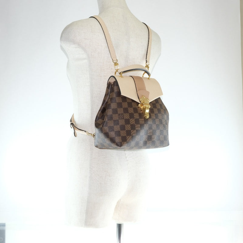 [Louis Vuitton] Louis Vuitton Clapton 3way Bag N42259 배낭 데이 팩 Damie Camvas Tea Ladies Backpack Daypack A+Rank