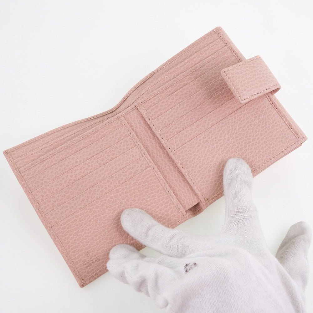 GUCCI】グッチ GG プチマーモント 456122 二つ折り財布 レザー