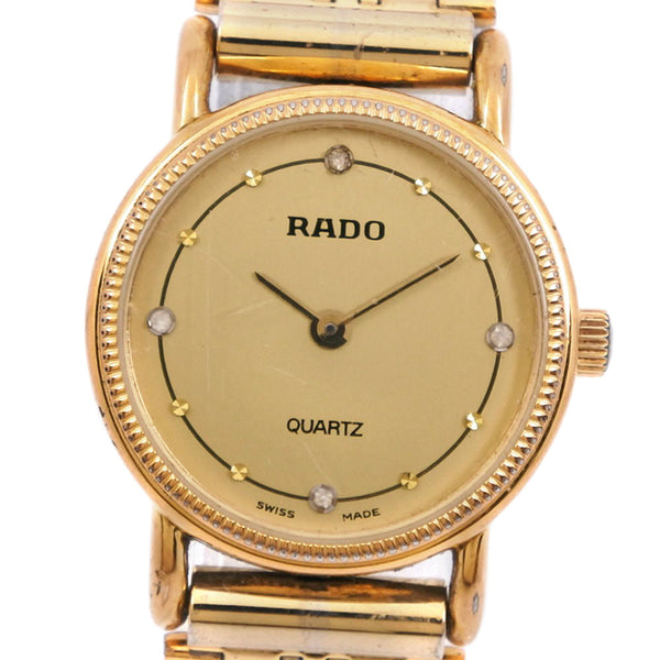 RADO ラドー 179.9515.2 ゴールド文字盤 レディース 電池交換済み RADO ラドー 179.9515.2 ゴールド文字盤 レディース 電池交換