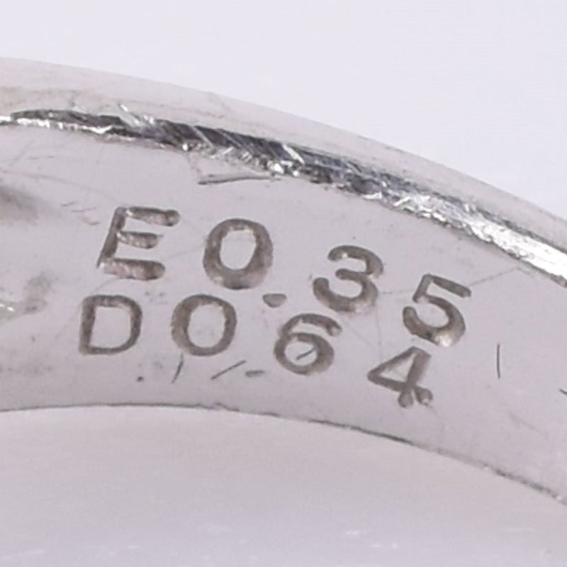 リング・指輪
 Pt900プラチナ×エメラルド×ダイヤモンド 13号 E0.35 D0.64刻印 レディース