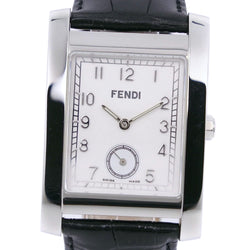 FENDI] Fendi Oloroji 7000g Stainless steel x leather quartz analog display  men's white dial watch A rank – KYOTO NISHIKINO