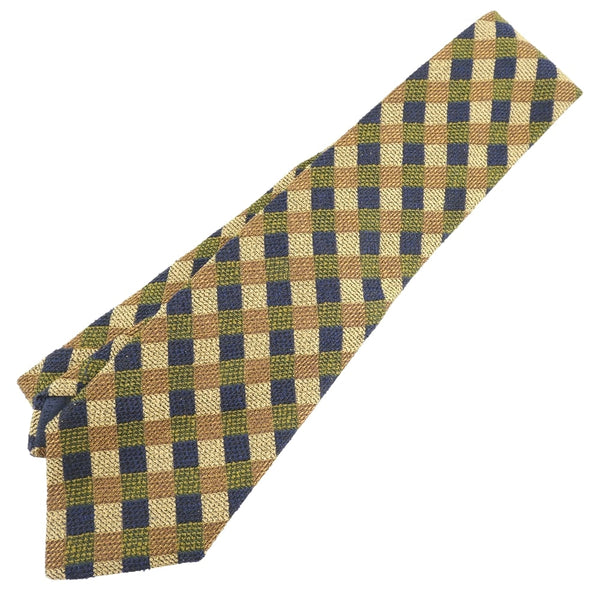 [Ermenegildo zegna] Hermenegildo Zenia Compruebe la corbata de la seda NECTAGE Men a los hombres un rango