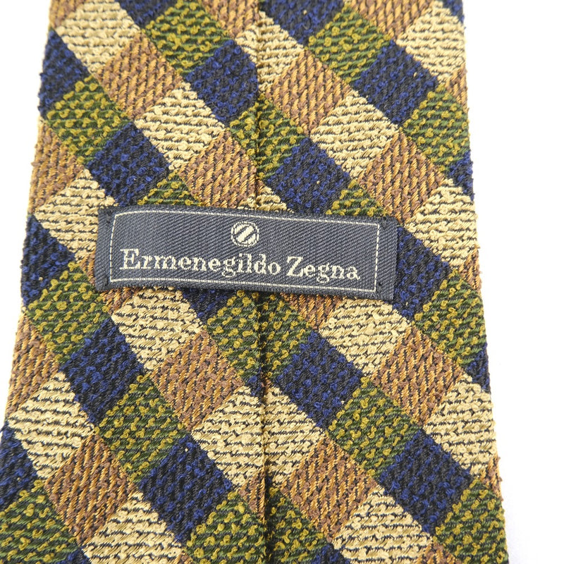 [Ermenegildo zegna] Hermenegildo Zenia Compruebe la corbata de la seda NECTAGE Men a los hombres un rango