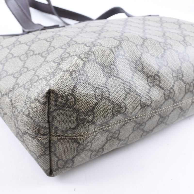 [GUCCI] Gucci 181086 Handbag GG Sprem Canvas Tea Unisex Handbag A-Rank