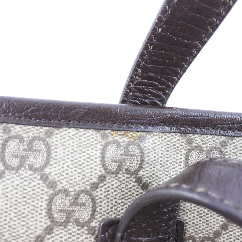 [Gucci] Gucci 181086 Handbag Gg Sprem Canvas Tea Unisex Handbag A-Rank