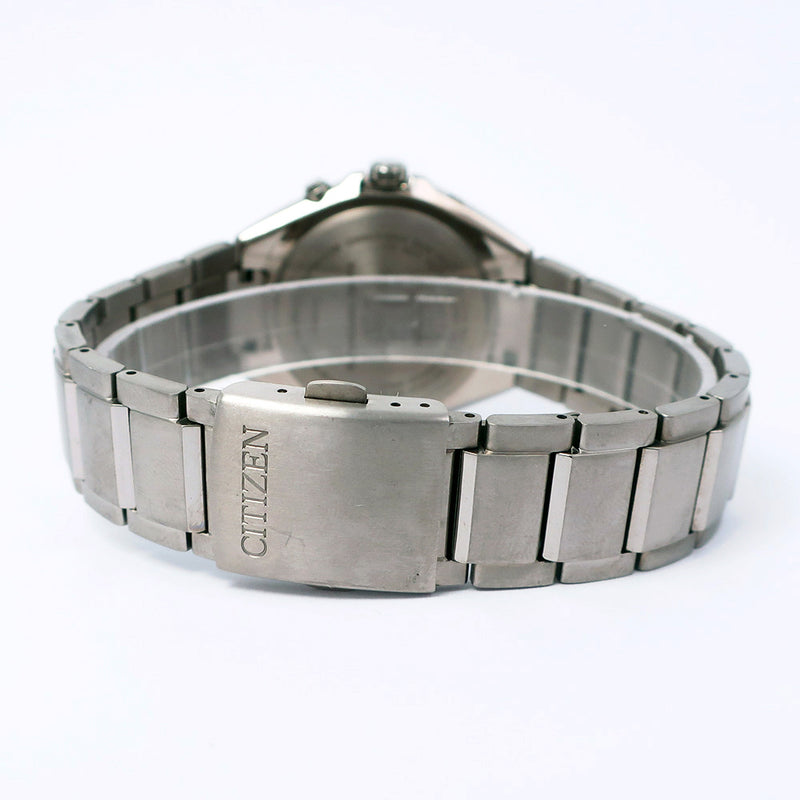 [Citizen] Citizen Atessa 시계 라디오 시계 H149-S118921 CB1120-50F Titanium Eco 드라이브 블랙 다이얼 Atessa Unisex A+Rank