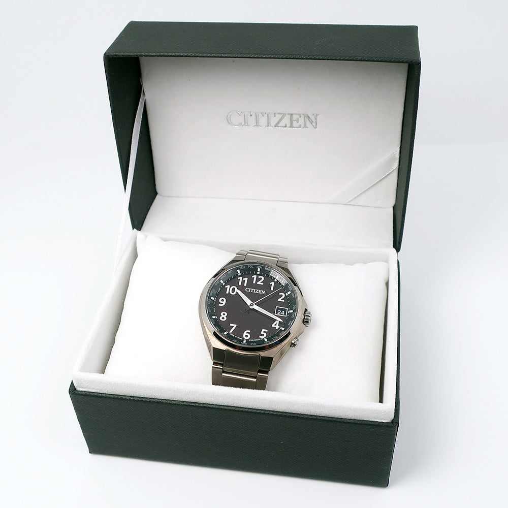 CITIZEN】シチズン アテッサ 腕時計 電波時計 H149-S118921 CB1120-50F チタン エコドライブ 黒文字盤 At –  KYOTO NISHIKINO