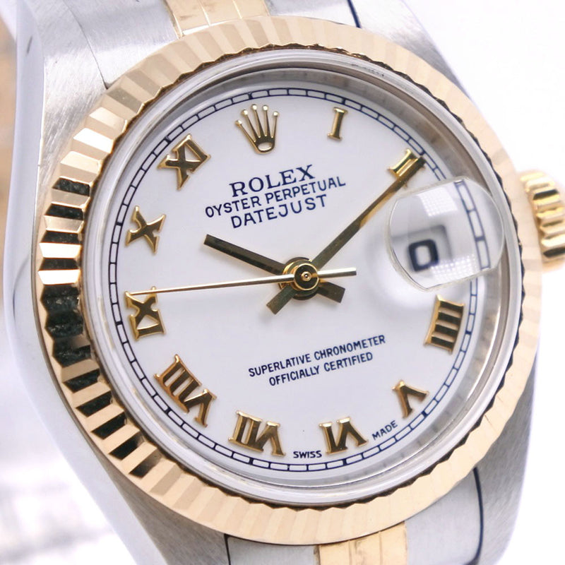 ROLEX】ロレックス デイトジャスト ローマ 79173 腕時計 ステンレススチール×YG 自動巻き アナログ表示 レディース 白文字盤 –  KYOTO NISHIKINO