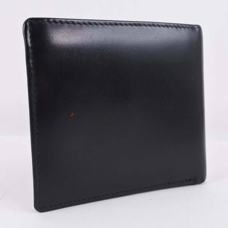 【Dunhill】ダンヒル
 二つ折り財布
 カーフ 黒 メンズ 二つ折り財布