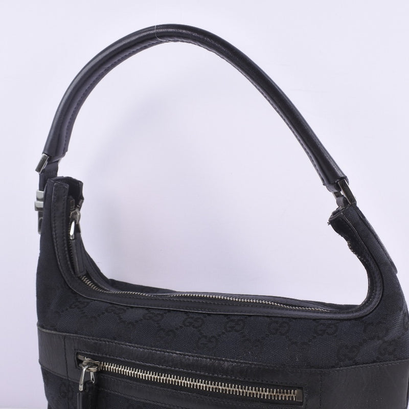 [GUCCI] Gucci 
 Shoulder bag 
 001.4302 GG Canvas Black Fastener Ladies