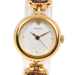 【ORIENT】オリエント
 Jupiter ハート ステンレススチール クオーツ アナログ表示 レディース シルバー文字盤 腕時計