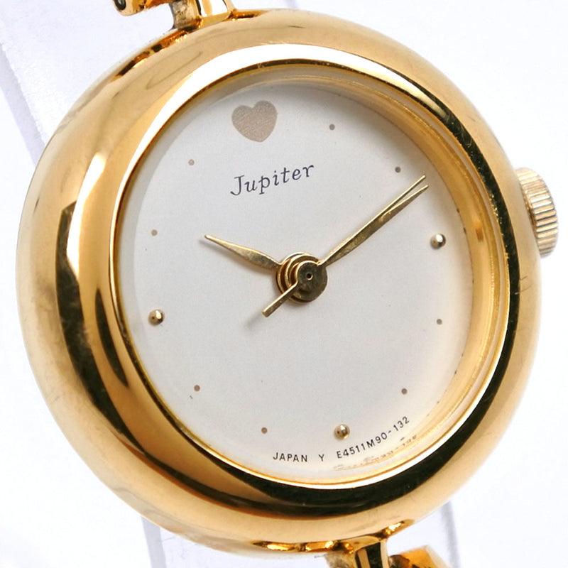 【ORIENT】オリエント
 Jupiter ハート ステンレススチール クオーツ アナログ表示 レディース シルバー文字盤 腕時計