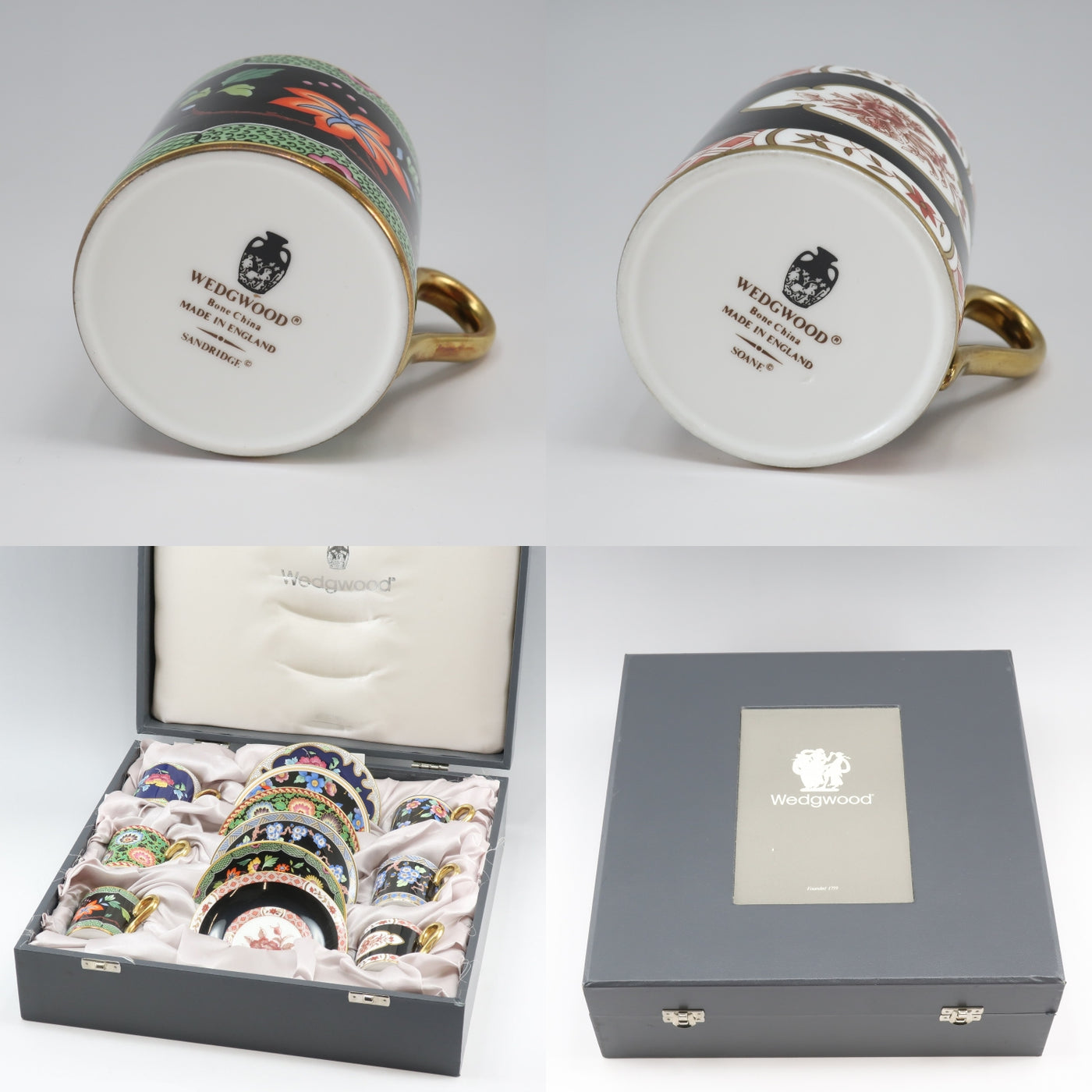 【Wedgwood】ウェッジウッド デミタス カップ＆ソーサー×6 食器 限定版セット ポーセリン Demitasse Cup & Sauc –  KYOTO NISHIKINO