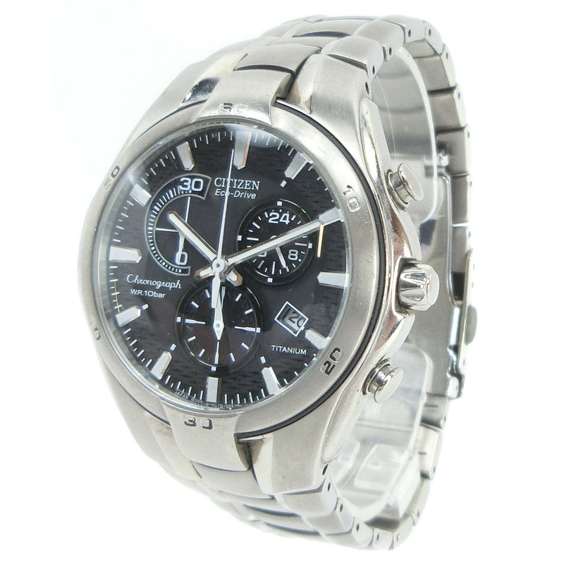【CITIZEN】シチズン
 エコドライブ H570-S030757 腕時計
 チタン エコドライブ アナログ表示 メンズ グレー文字盤 腕時計