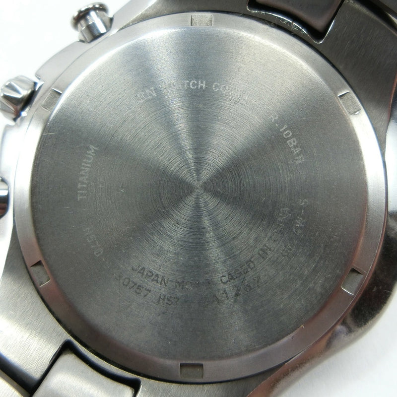 [公民]公民生态驱动器H570-S030757观看钛生态驱动模拟显示男士灰色表盘手表