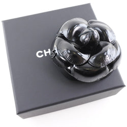 [CHANEL] Chanel Camelia B17P Broo Leather Black Ladies Brouch A Rank