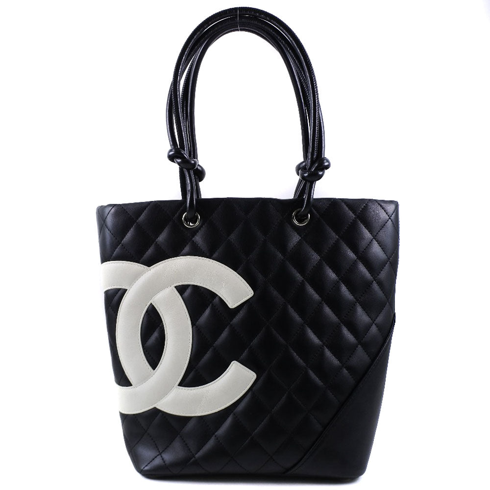 CHANEL】シャネル カンボンライン A25167 ハンドバッグ レザー 黒