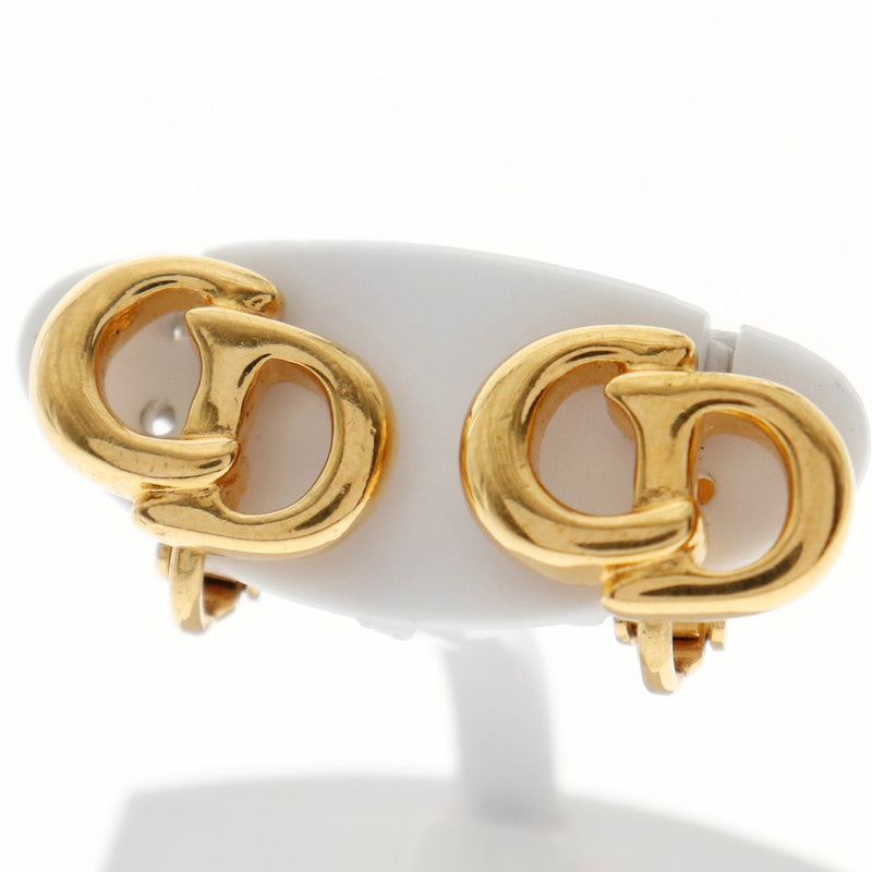 [DIOR] Christian Dior Earring Gold Ladies Earrings A-Rank
