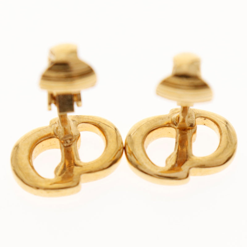[DIOR] Christian Dior Earring Gold Ladies Earrings A-Rank