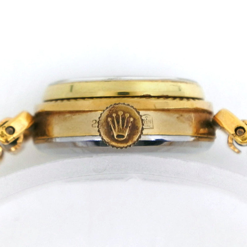 【TUDOR】チュードル
 cal.2411 金メッキ×ステンレススチール 手巻き アナログ表示 レディース ゴールド文字盤 腕時計