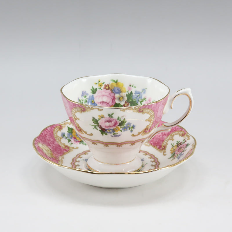 [Royal Albert] Royal Albert Ladies Rilly Rilly Cup & Saucer × 4 Table Varelle PosEline_ Table Varelle S