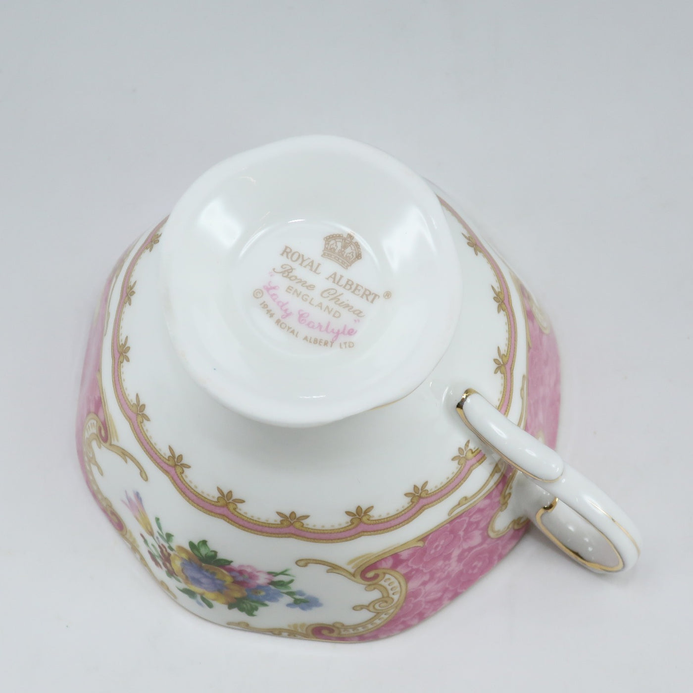 ROYAL ALBERT】ロイヤルアルバート レディーカーライル カップ＆ソーサー×4 食器 ポーセリン _ 食器 Sランク – KYOTO  NISHIKINO