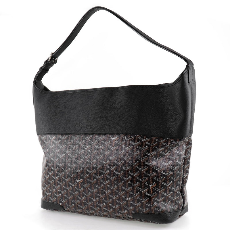 [GOYARD] Goyal Glenadin Shoulder Bag PVC x Leather Black Unisex Shoulder Bag A-Rank