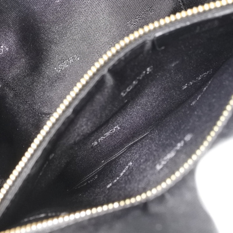 [Loewe] Loewe 2way Hommay Handbag de cuero de cuero negro Bolso de mujeres un rango